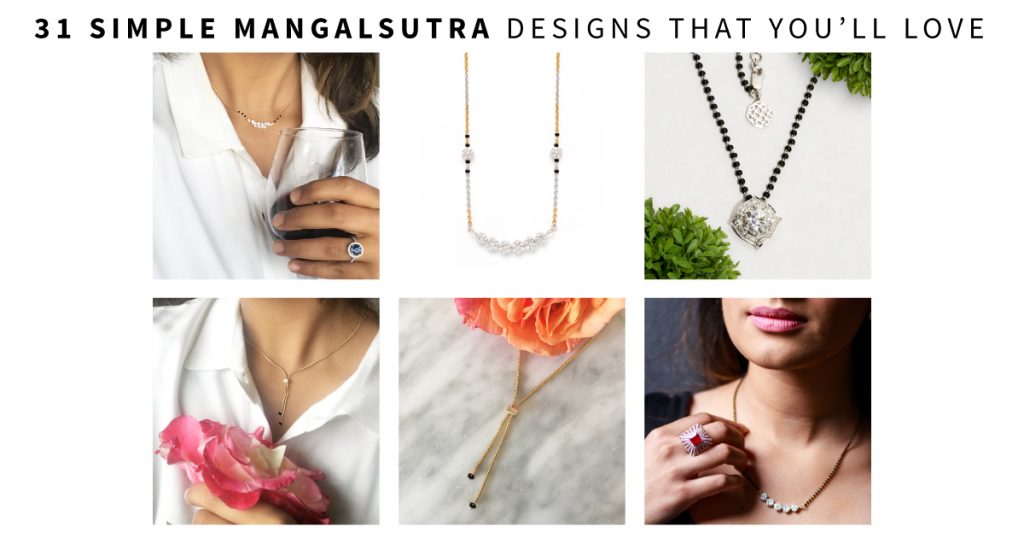 32 Simple Diamond Mangalsutra Designs That You’ll Love