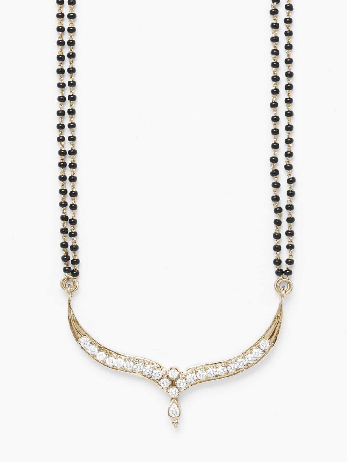 Lotus Diamond Mangalsutra