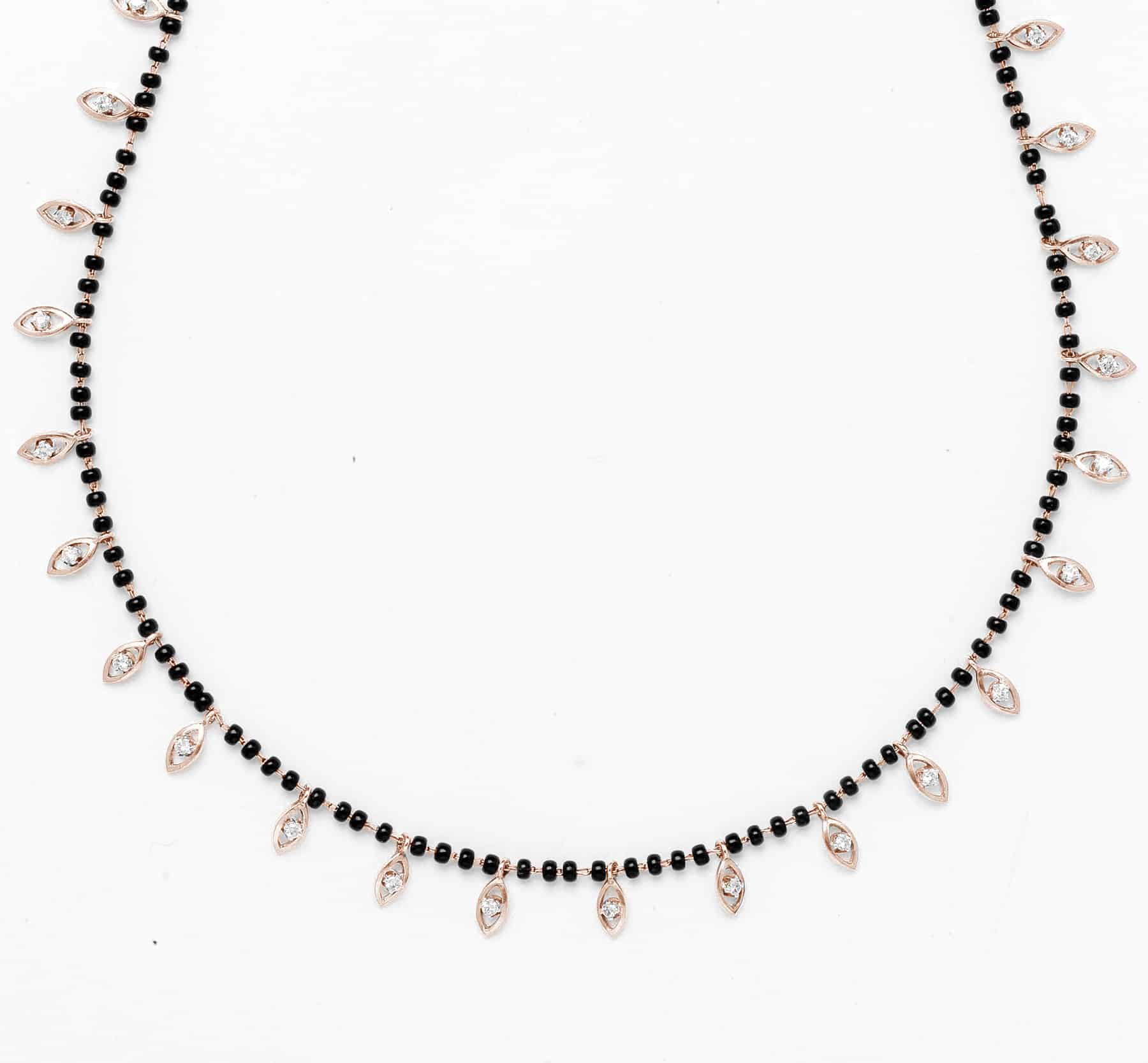 Petal Diamond Mangalsutra