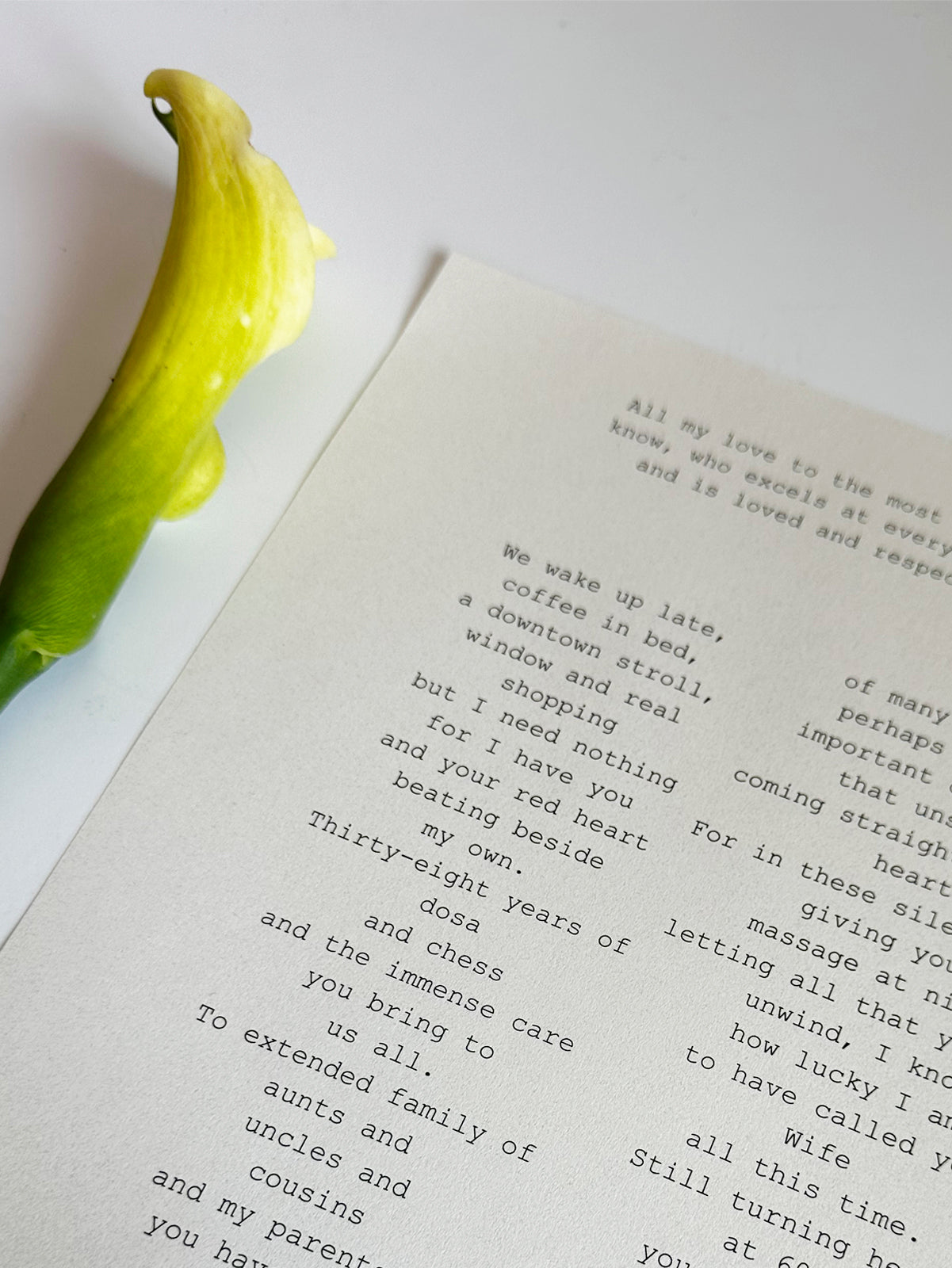Custom Personalized Poem