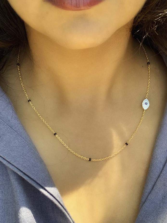 Eye Love You Diamond Mangalsutra