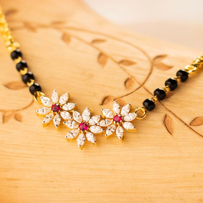 Tuberose Diamond Mangalsutra