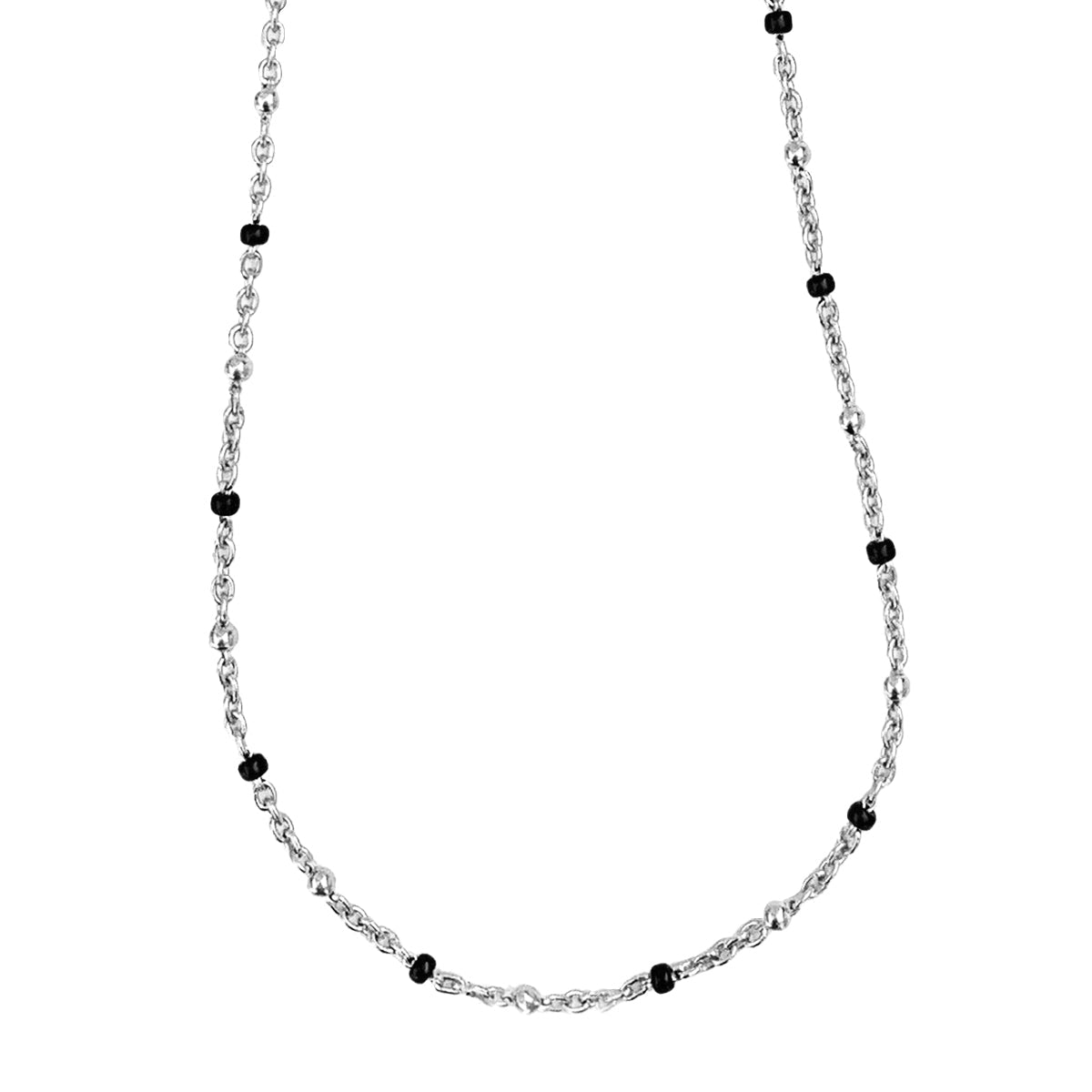 White Gold Mangalsutra Chain