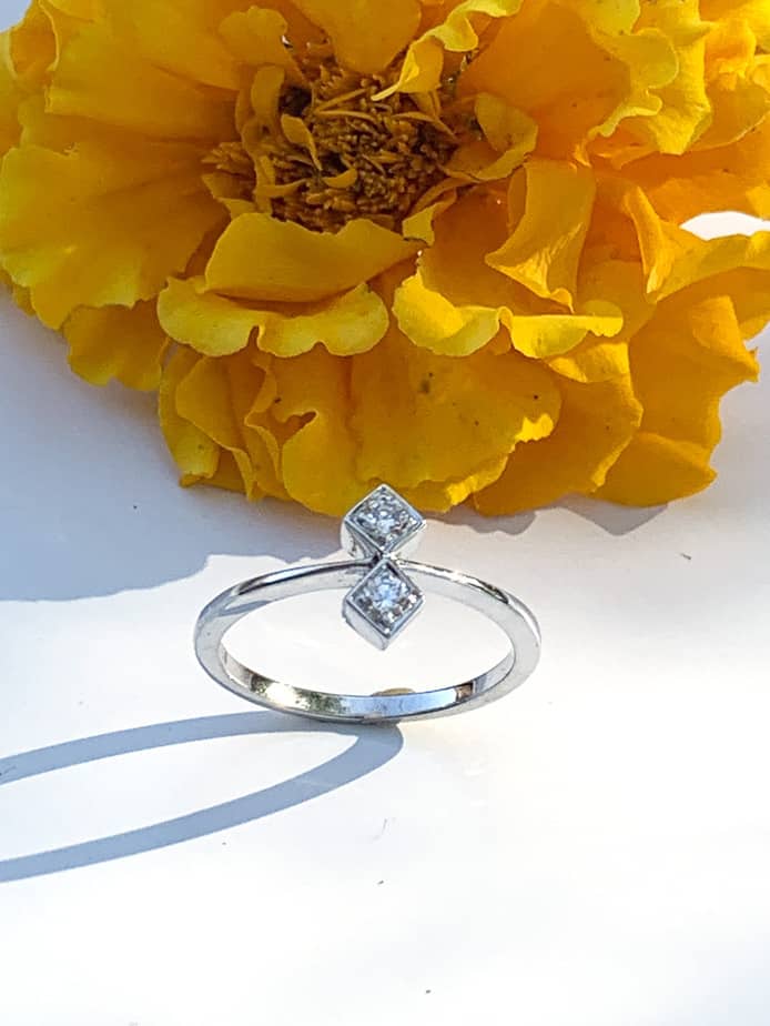 Twin Kite Ring