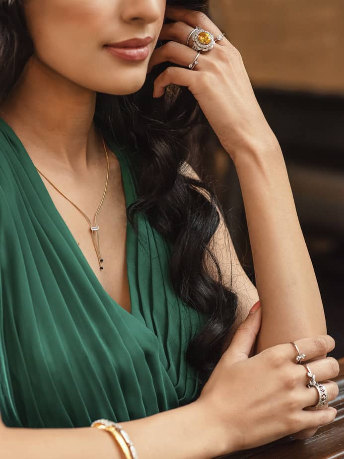 Lariat Diamond Mangalsutra