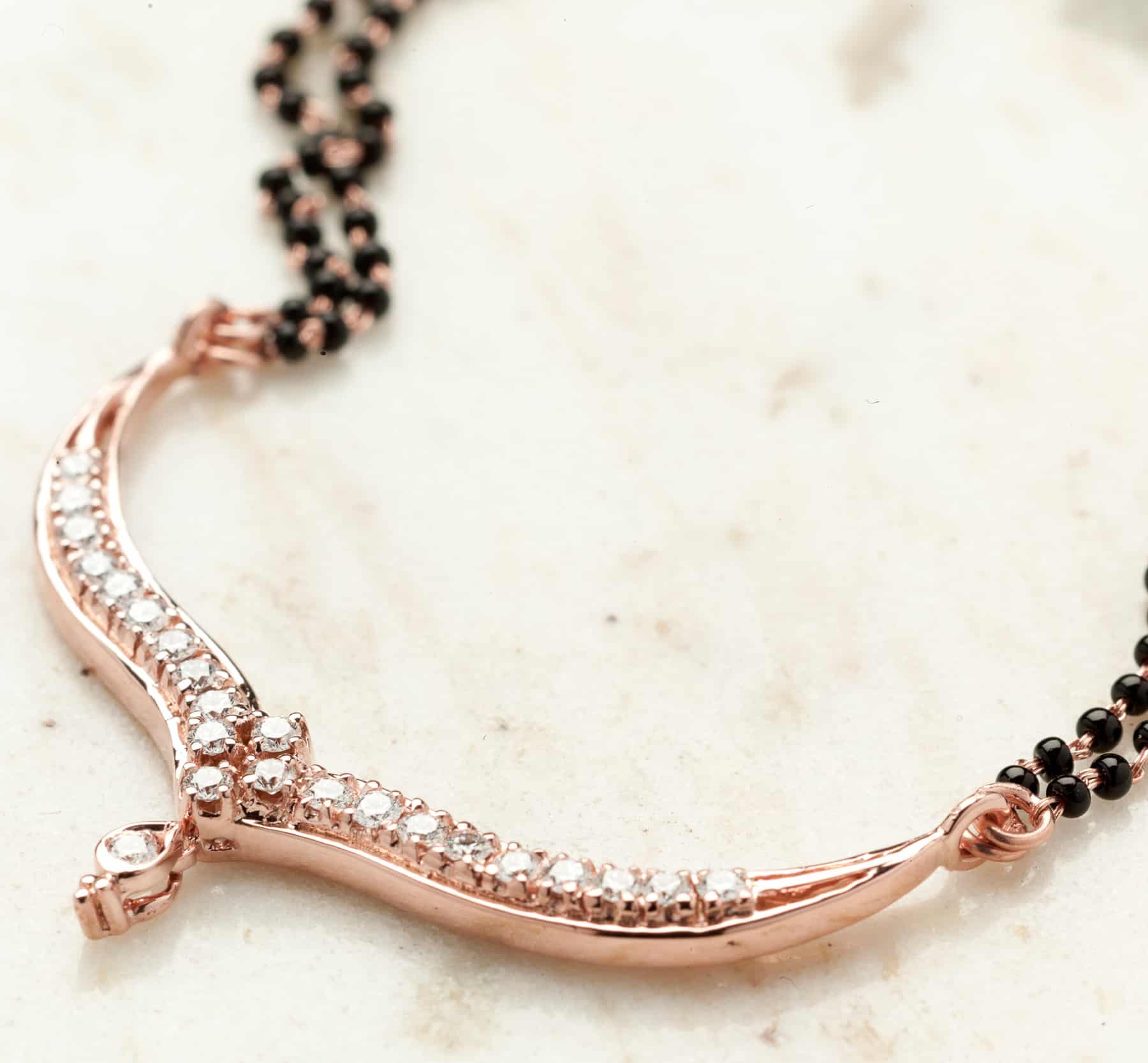 Lotus Diamond Mangalsutra