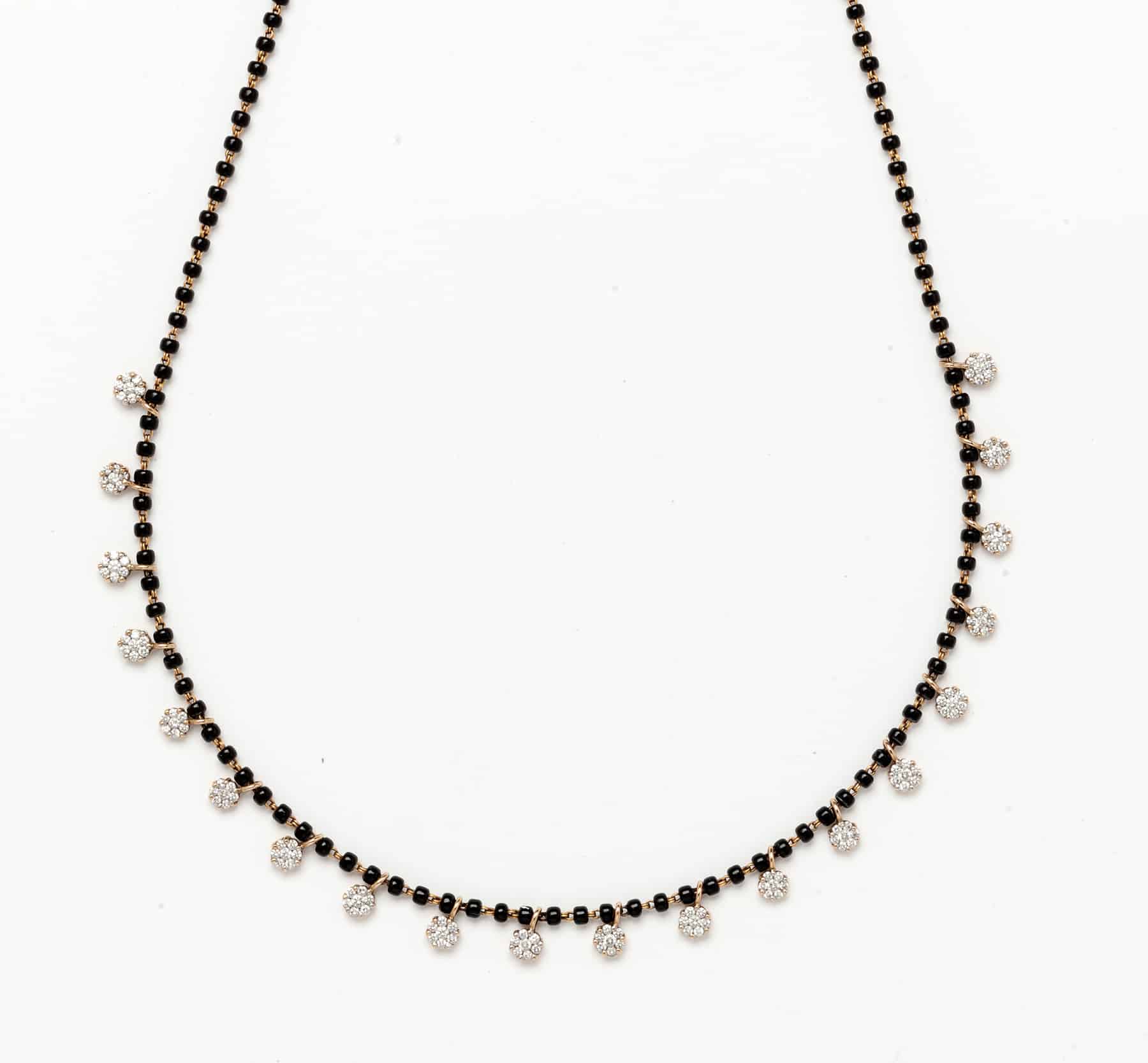 Flower of Life Diamond Mangalsutra