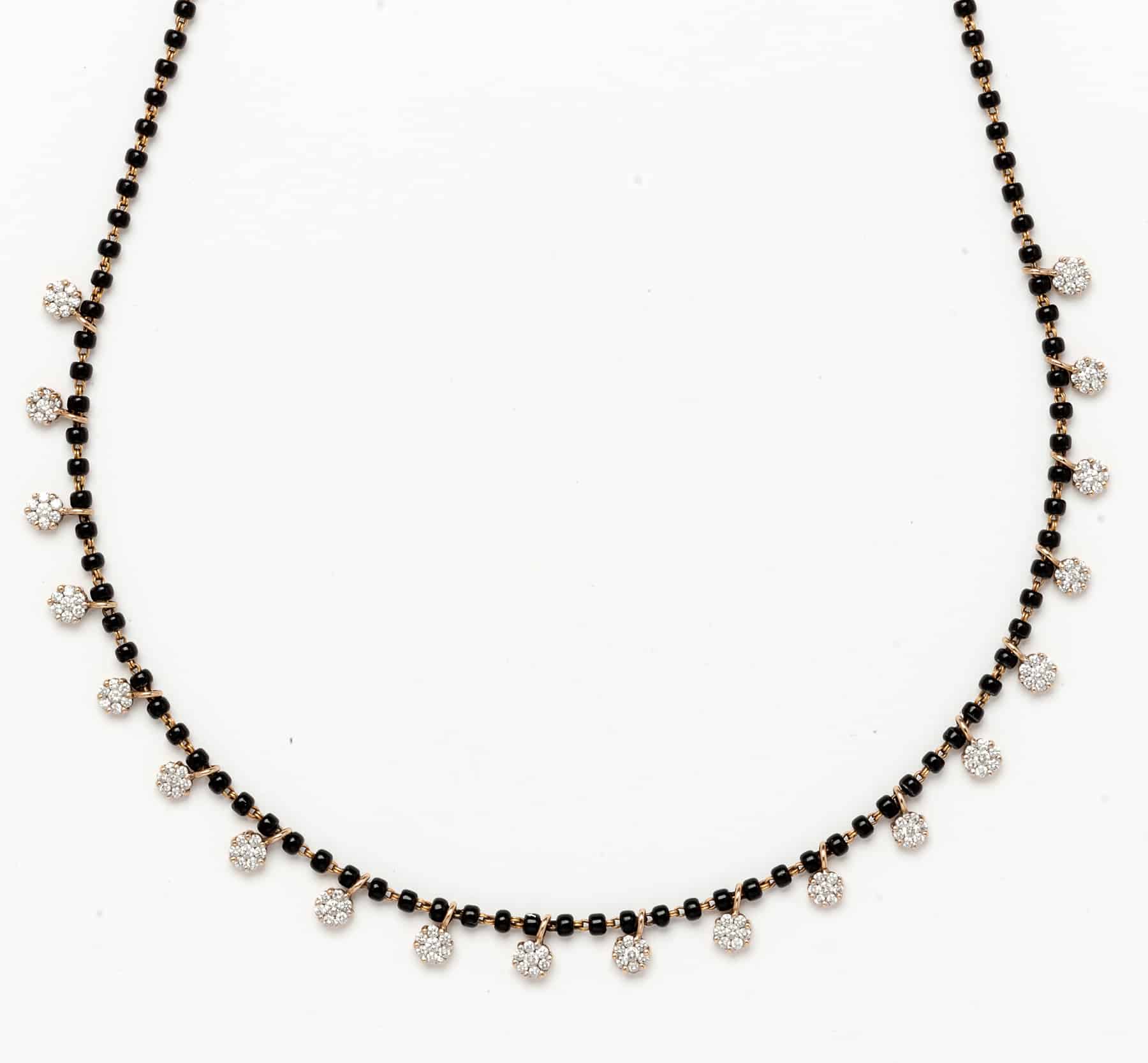 Flower of Life Diamond Mangalsutra