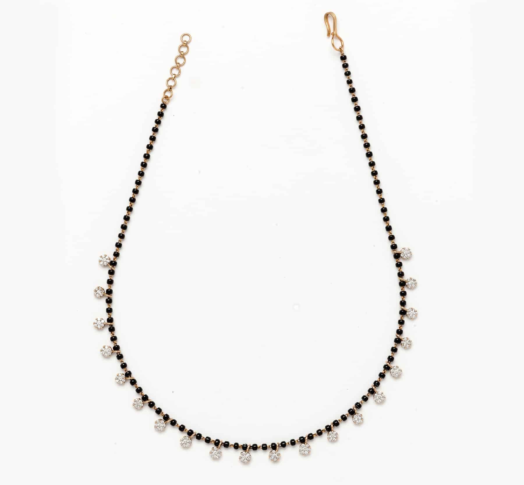 Flower of Life Diamond Mangalsutra