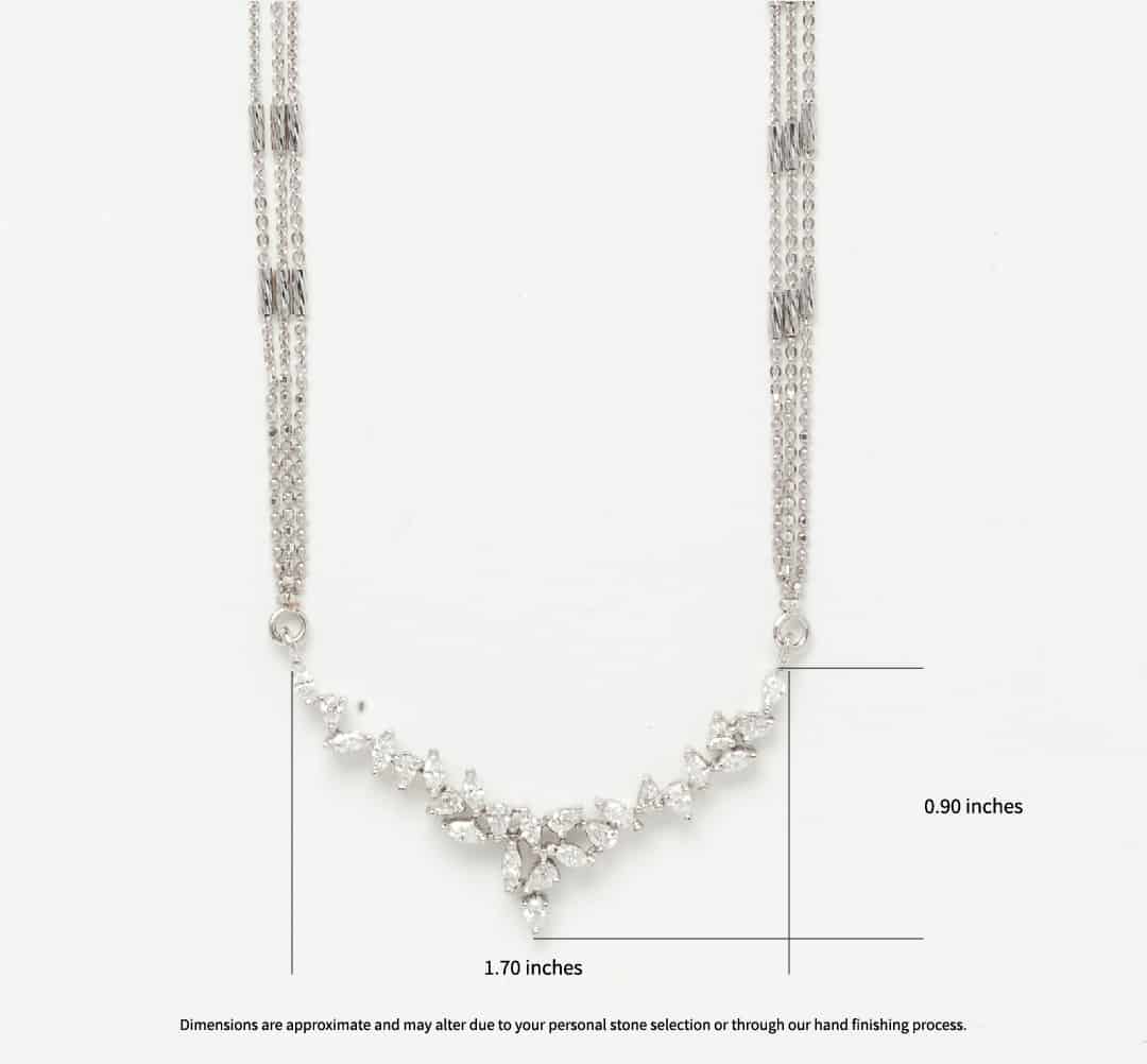Modern Diamond Mangalsutra
