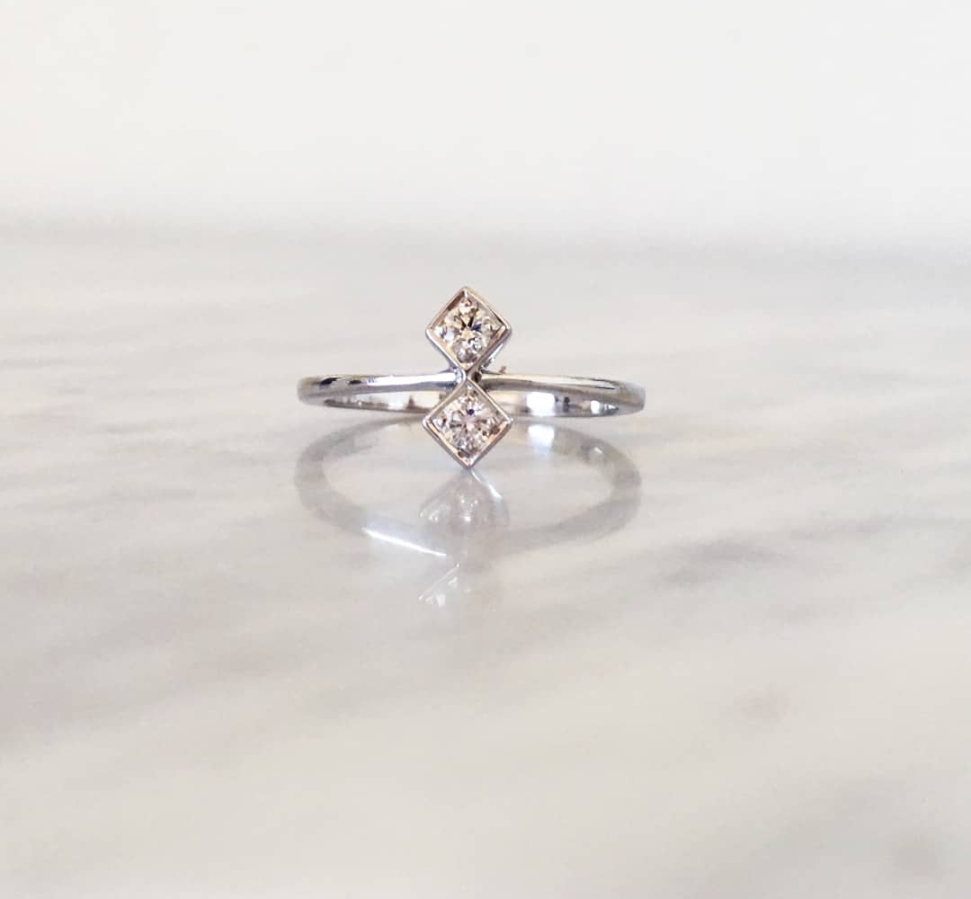 Twin Kite Ring