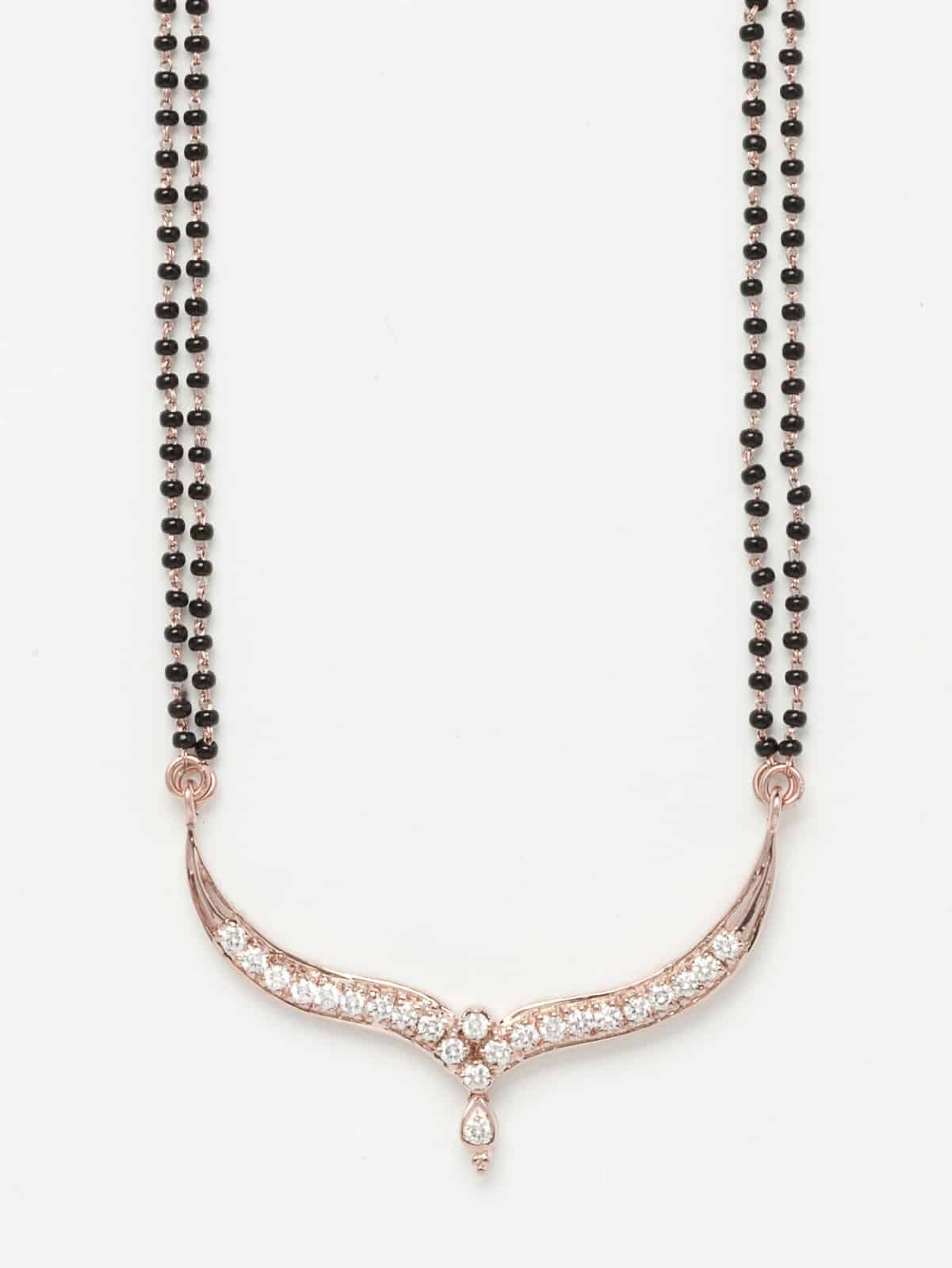Lotus Diamond Mangalsutra