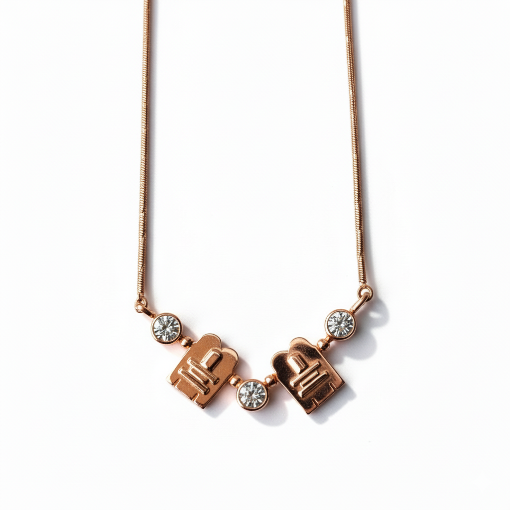 Shiv Thali_Mangalsutra_Rose_Gold