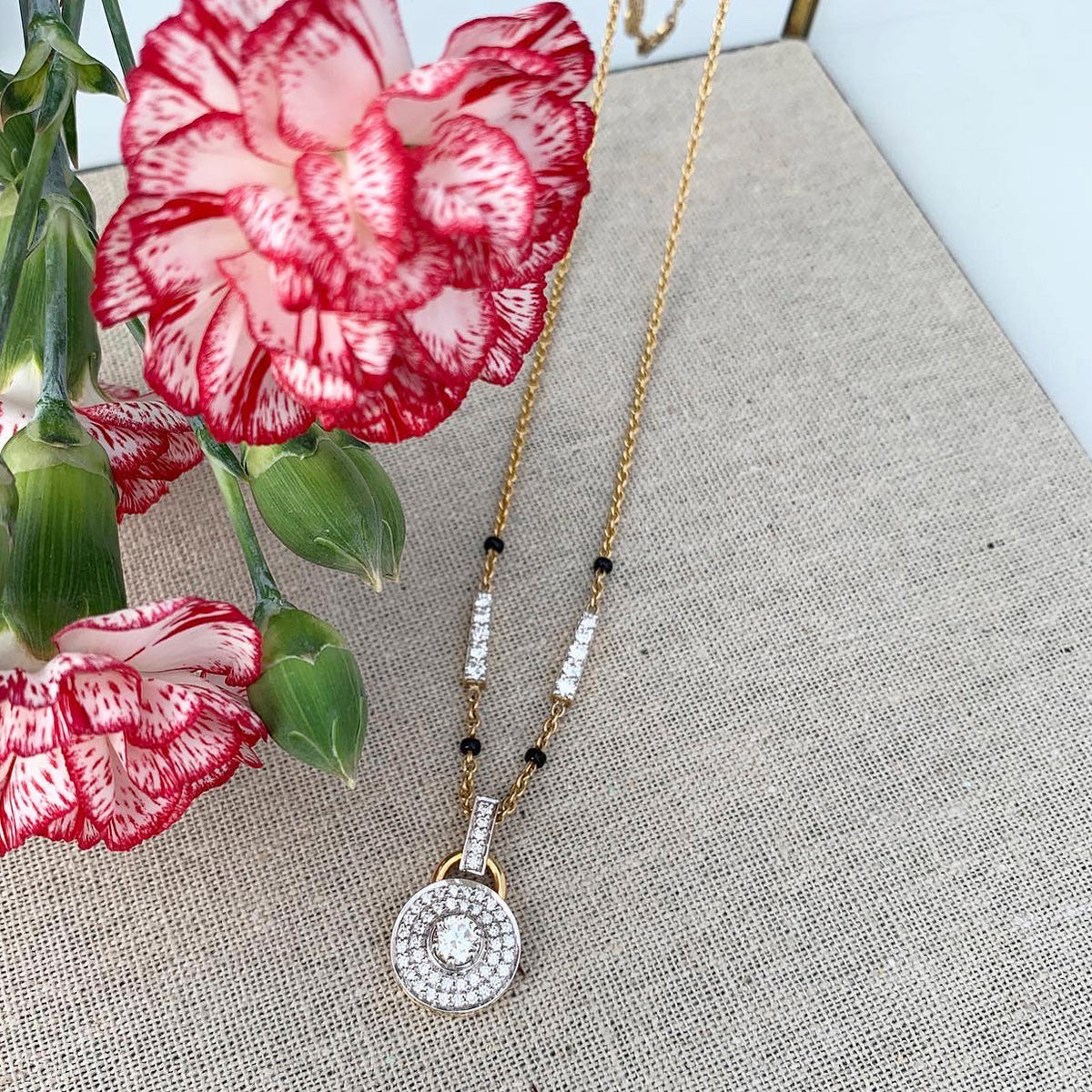 Solitaire Diamond Mangalsutra