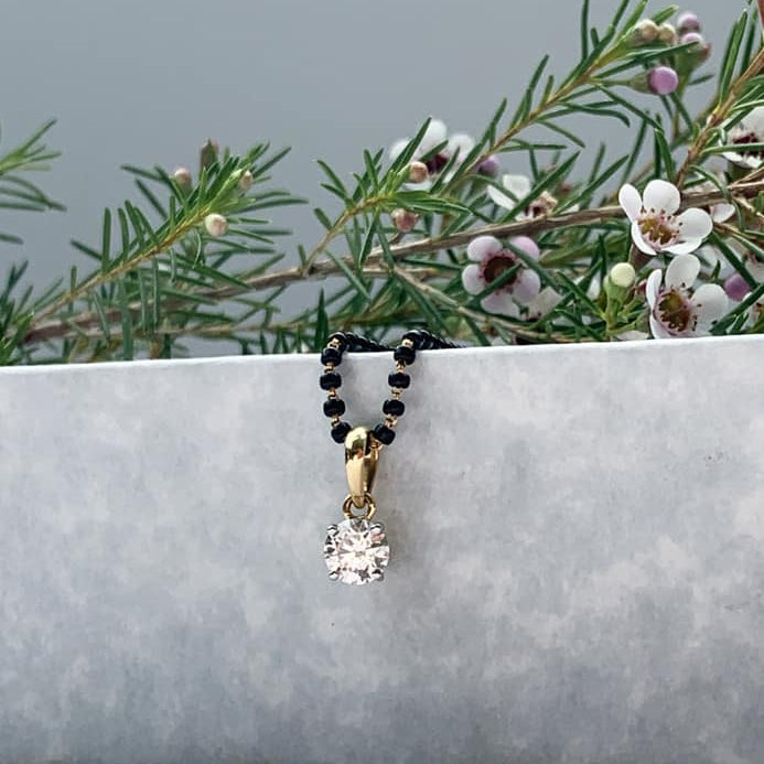 Solitaire Diamond Mangalsutra