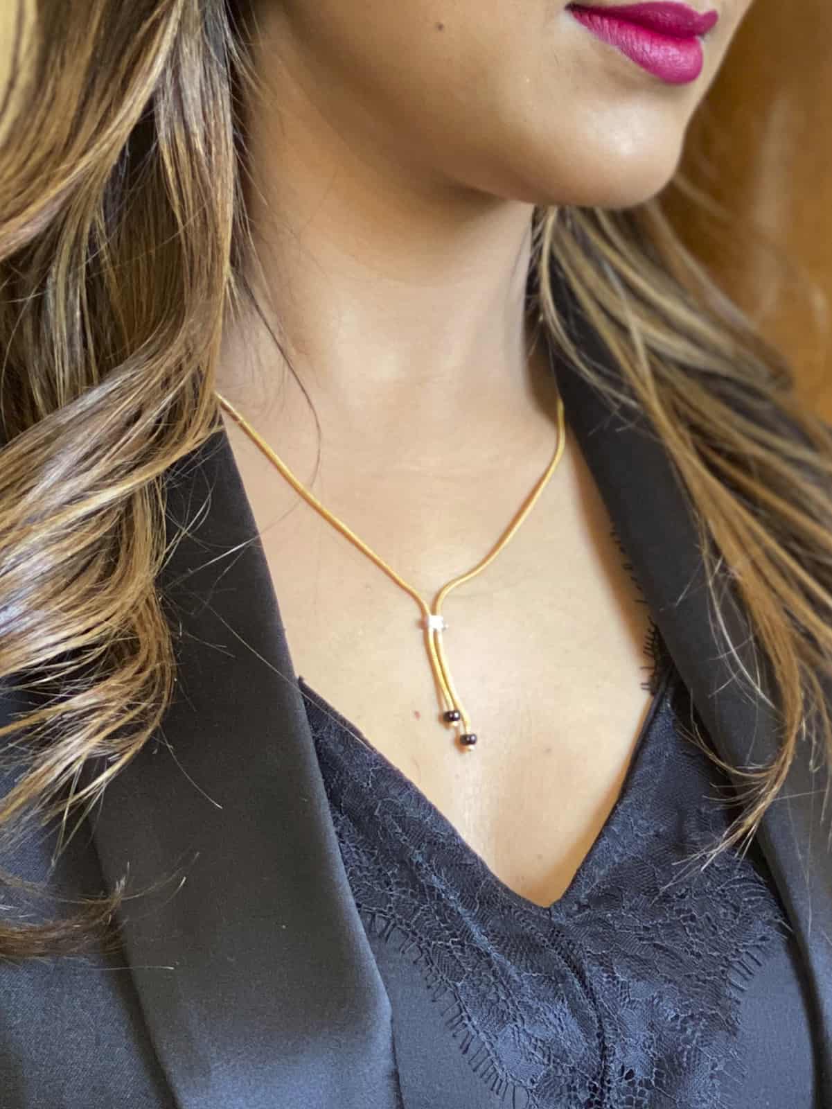 Lariat Diamond Mangalsutra