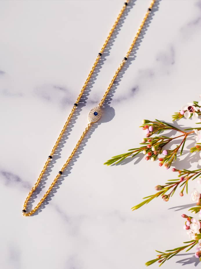 Eye Love You Diamond Mangalsutra