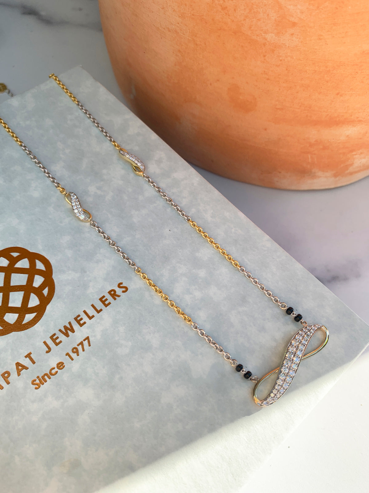Infinity Diamond Mangalsutra