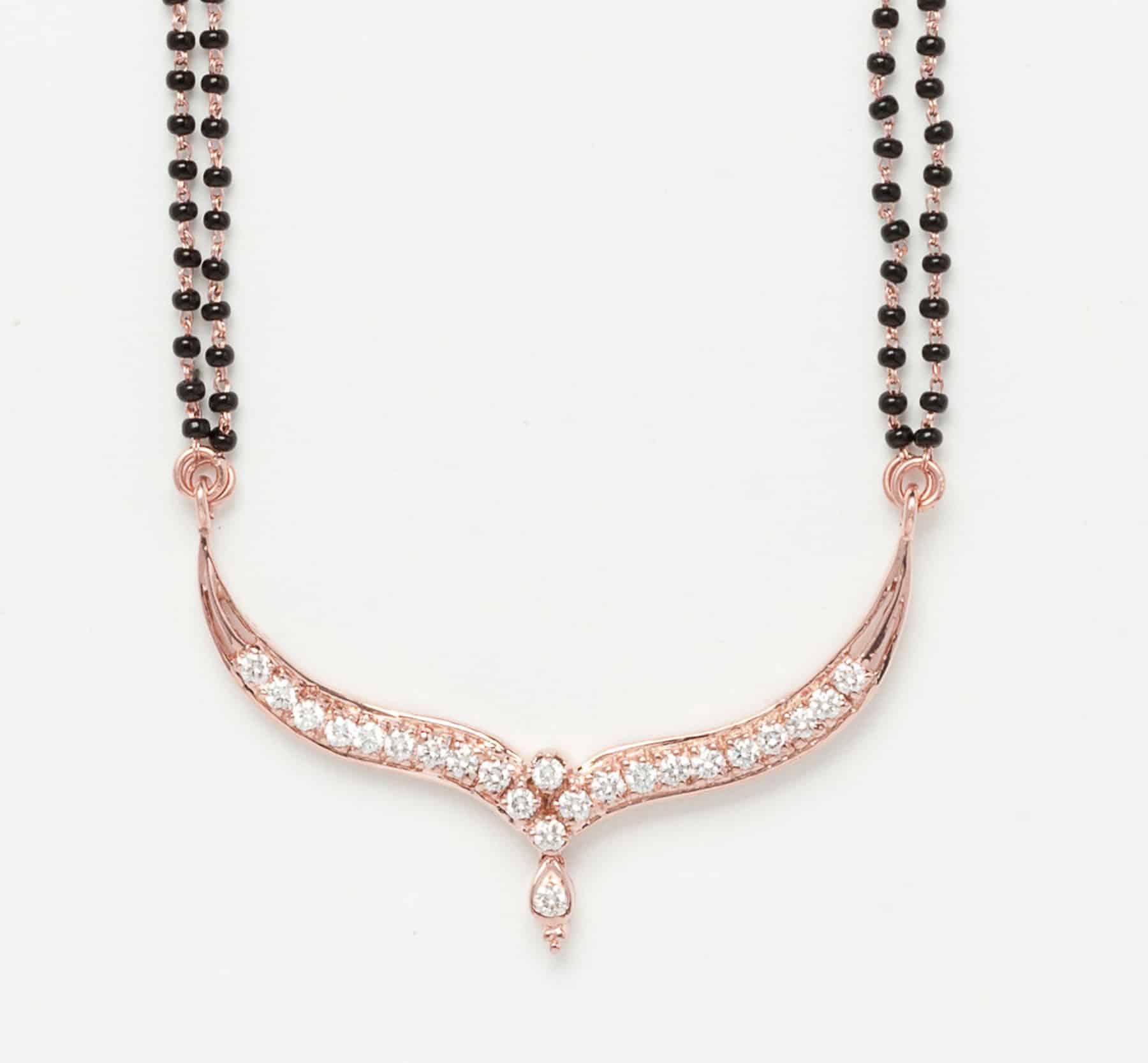 Lotus Diamond Mangalsutra