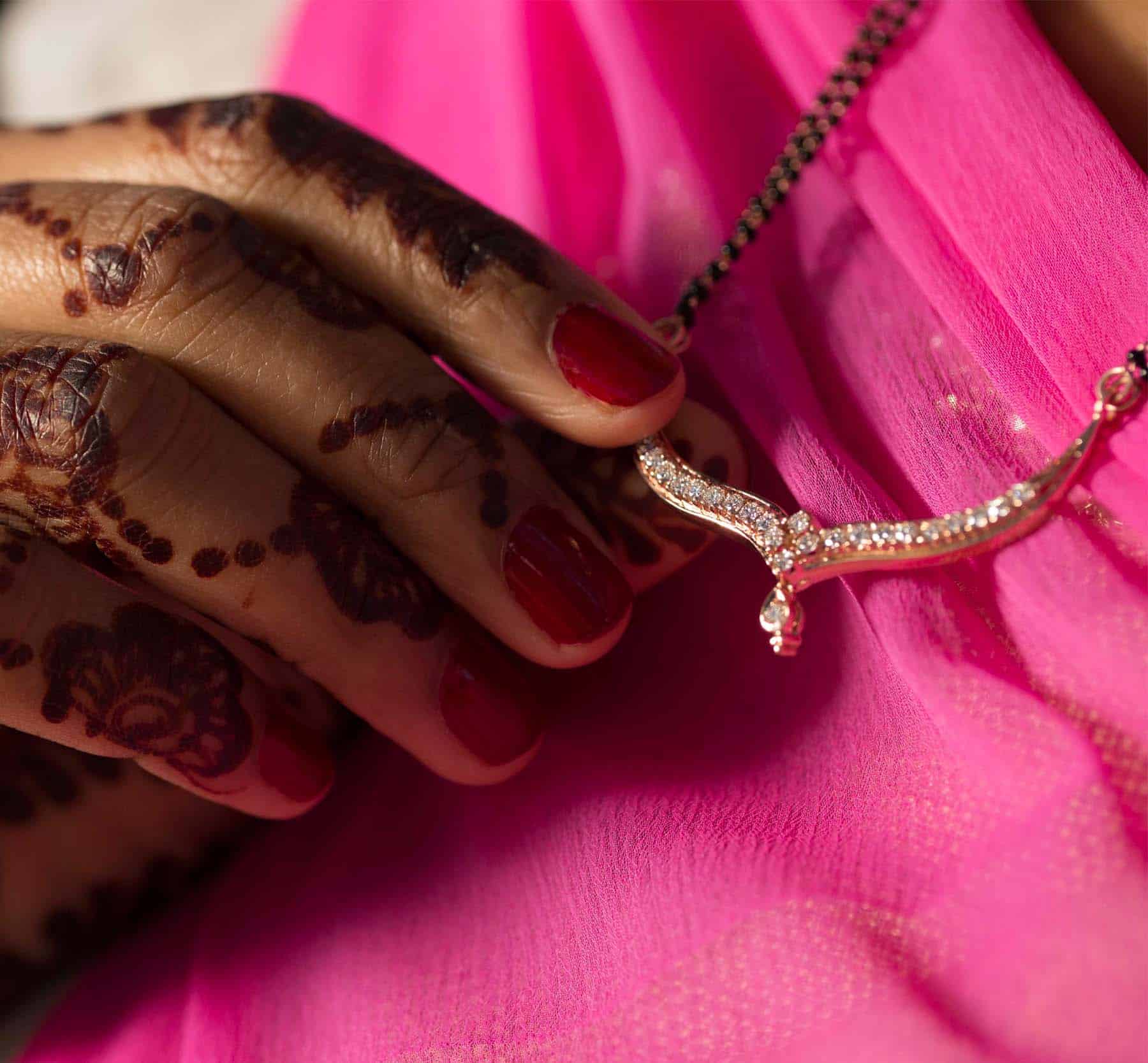 Lotus Diamond Mangalsutra