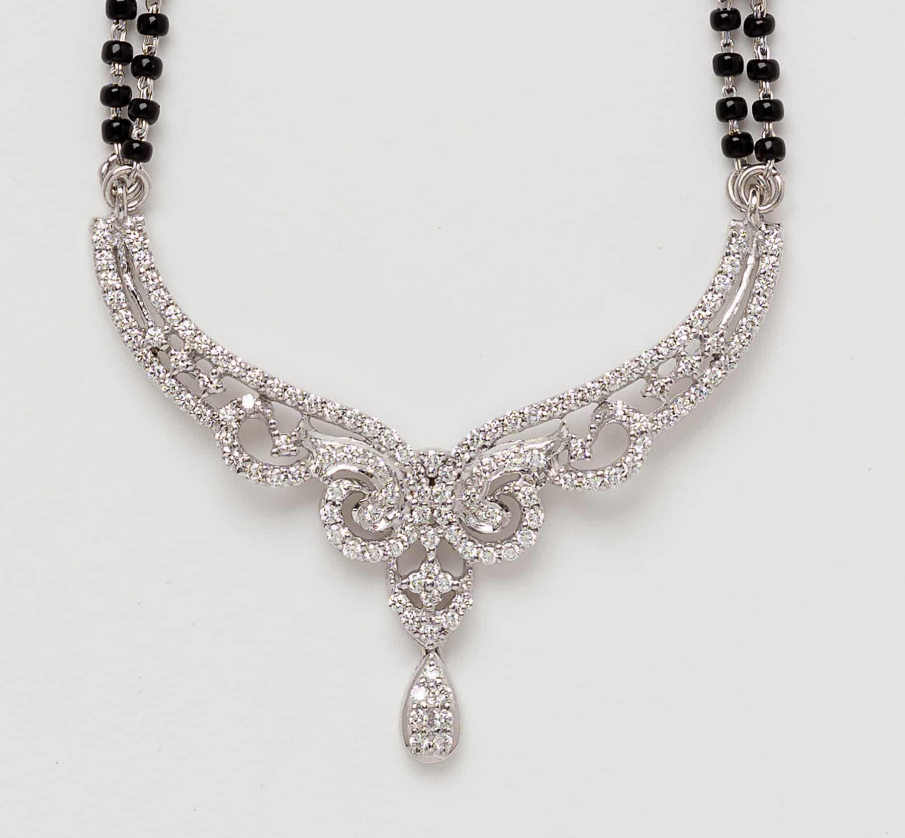 Traditional Diamond Mangalsutra