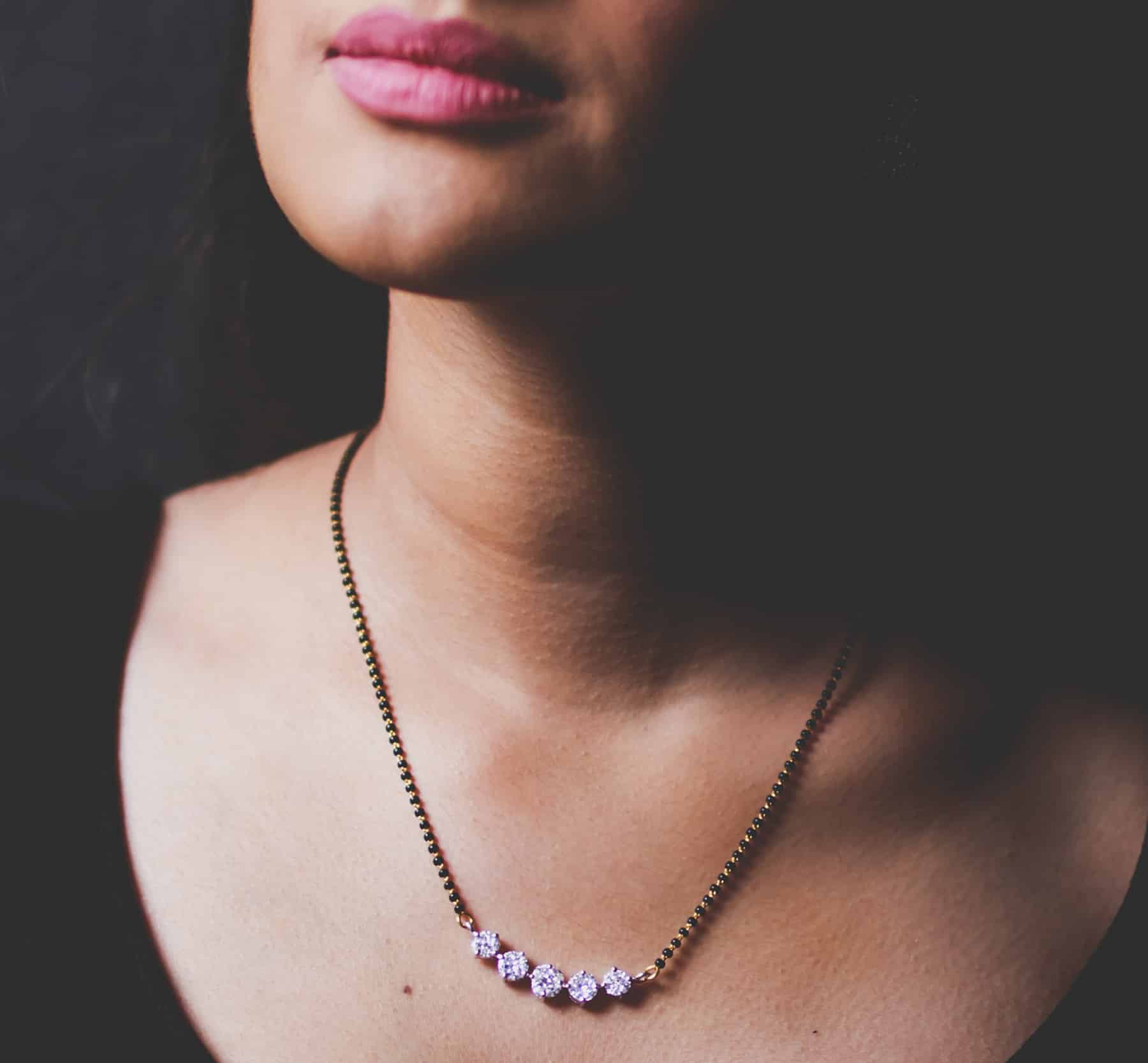 Moonshine Diamond Mangalsutra