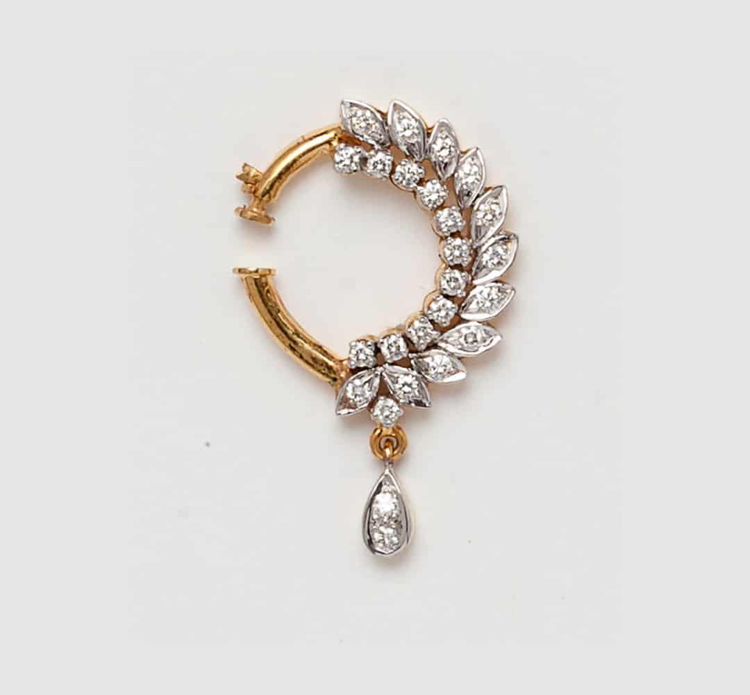 Feather Hoop Nose Ring