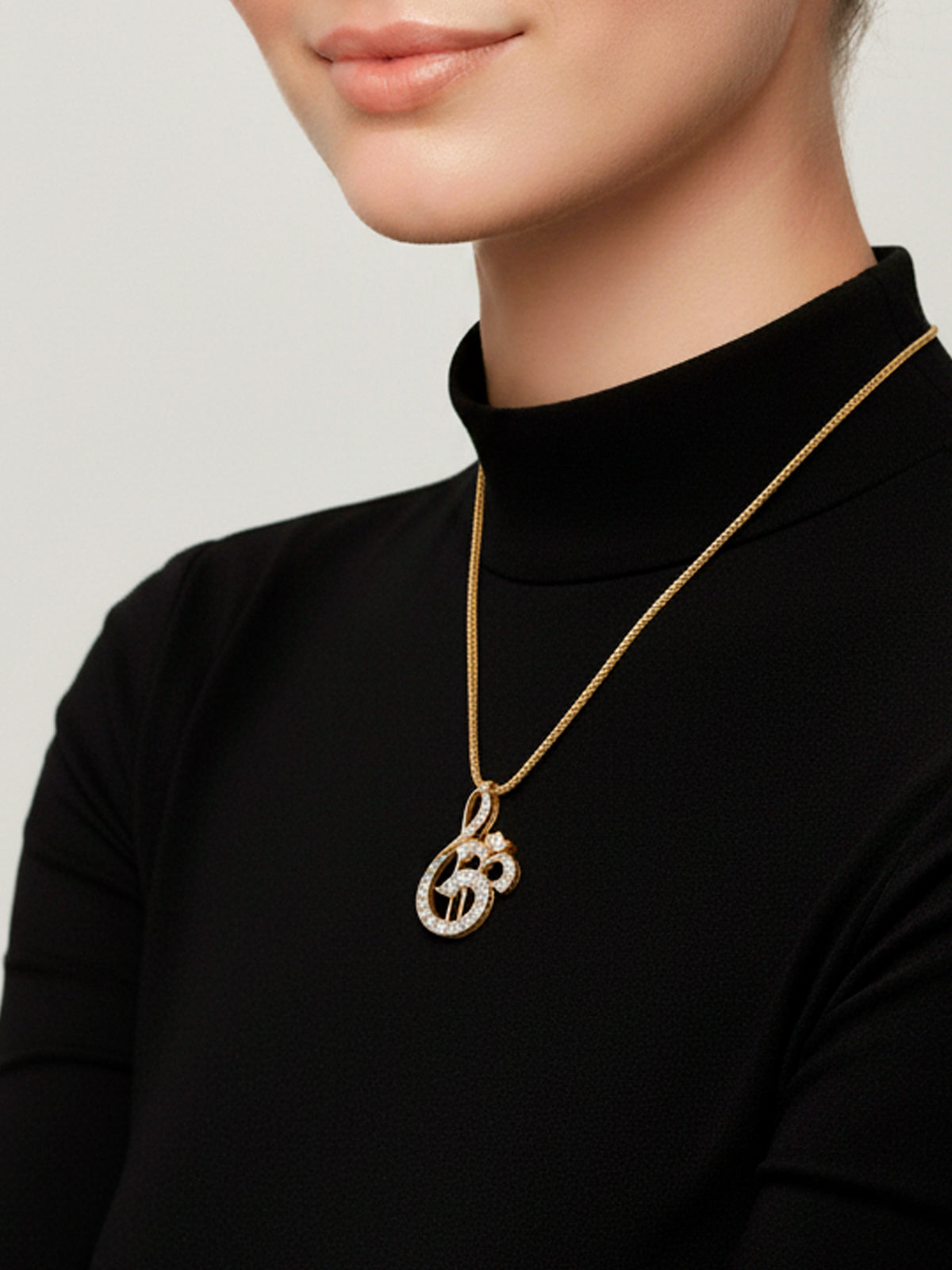 Om Diamond Pendant
