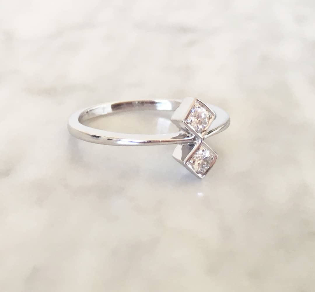 Twin Kite Ring