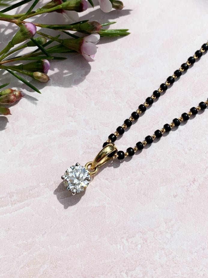 Solitaire Diamond Mangalsutra