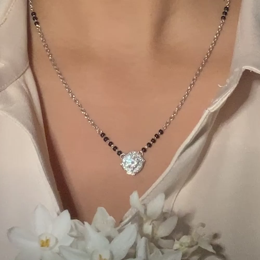 Solitaire Mangalsutra Design 